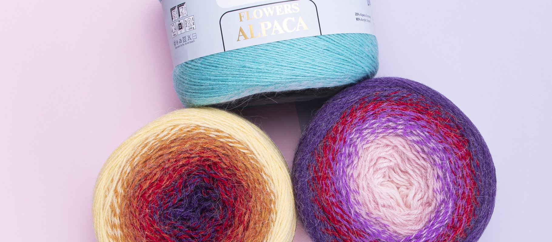 ALPACA FLOWERS Yarn Art