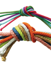 Poliesterio nėrimo virvelės- 5,5-6.0 mm