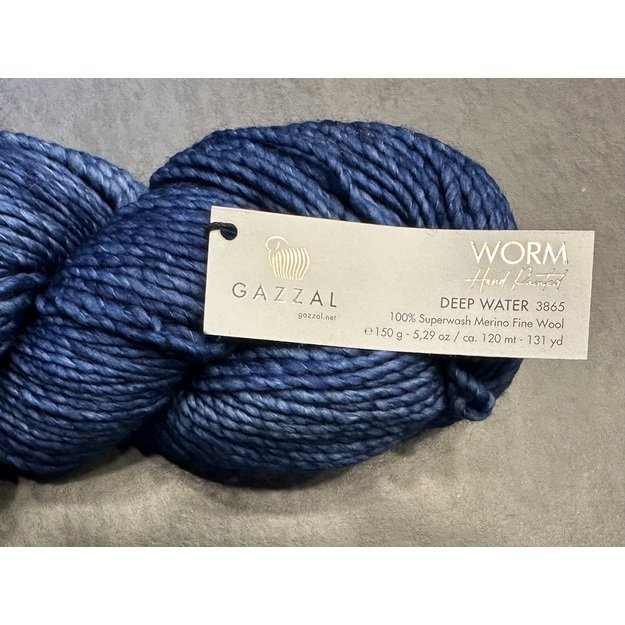 WORM Gazzal- 100% Superwash Merino Fine Wool, 150gr/ 120m, Nr 3865