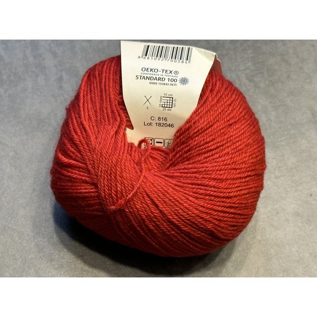 BABY WOOL Gazzal- 40% acrylic, 20% cashmere PA, 40% lana merino, 50gr/ 175m, Nr 816