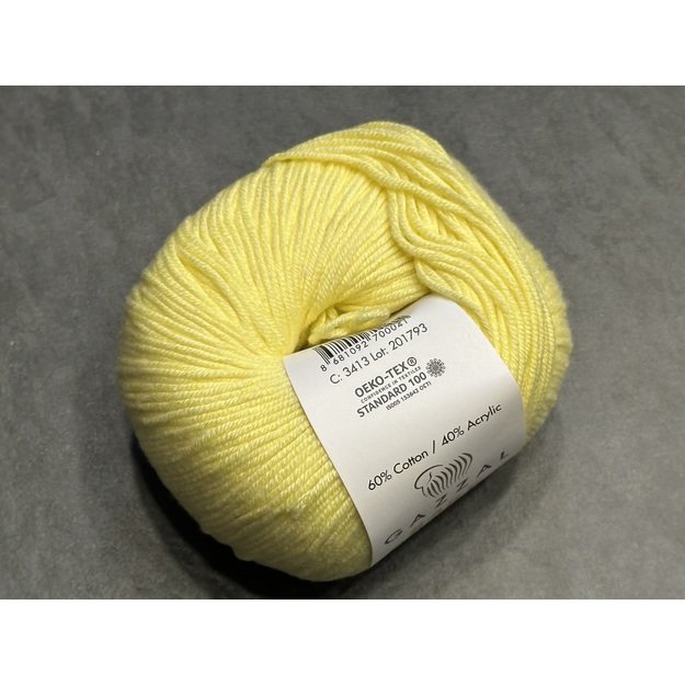 BABY COTTON Gazzal- 60% cotton, 40% acrylic, 50gr/ 165m, Nr 3413