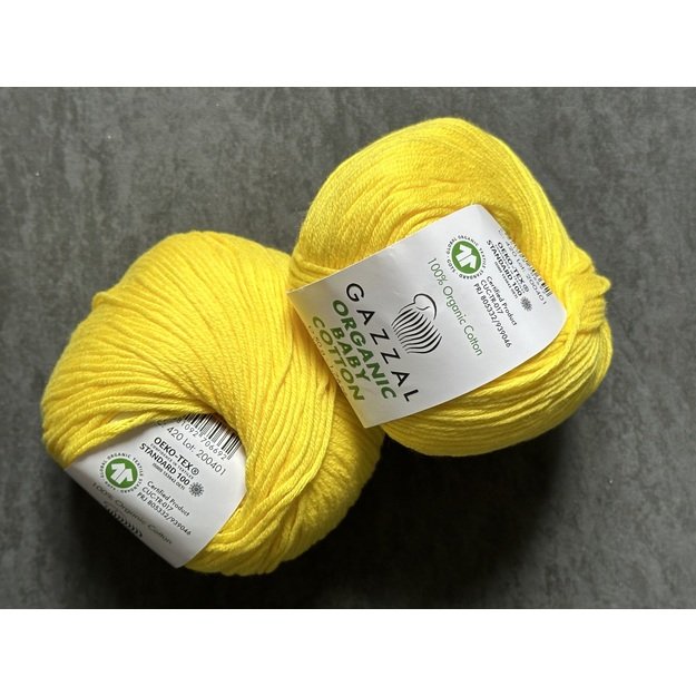 ORGANIC BABY COTTON Gazzal- 100% organic cotton, 50gr/ 115m, Nr 420