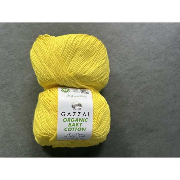 ORGANIC BABY COTTON Gazzal- 100% organic cotton, 50gr/ 115m, Nr 420