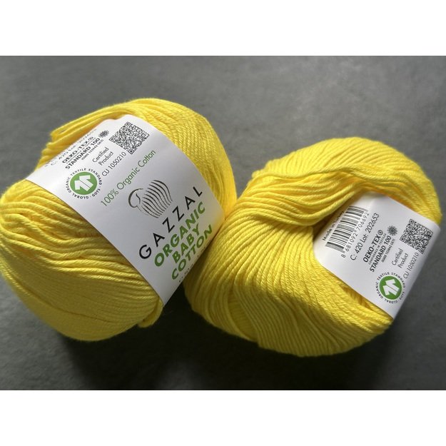 ORGANIC BABY COTTON Gazzal- 100% organic cotton, 50gr/ 115m, Nr 420 2