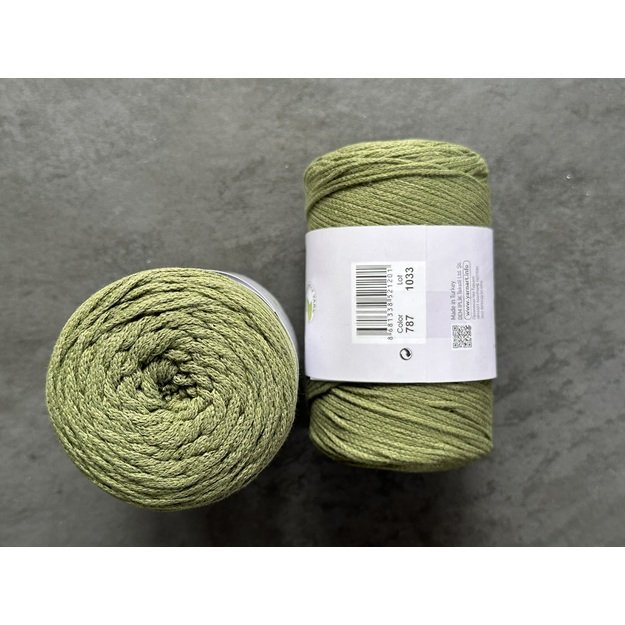 MACRAME COTTON YarnArt- 80% cotton, 20% polyester, 250gr/ 225m, Nr 787