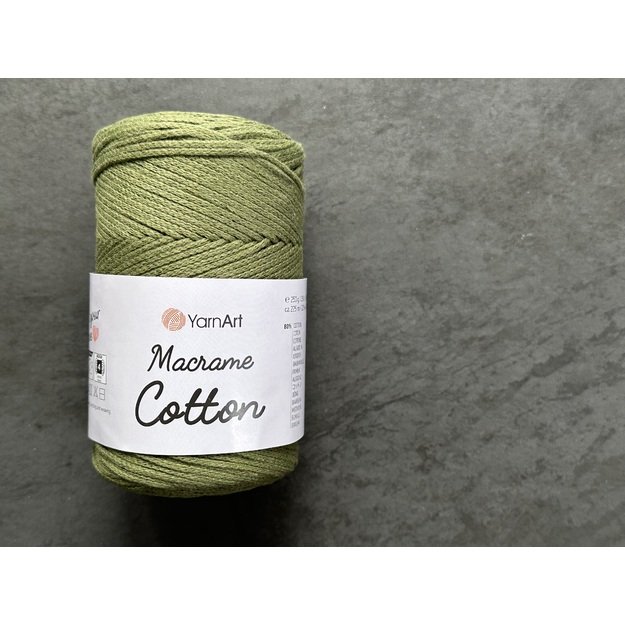 MACRAME COTTON YarnArt- 80% cotton, 20% polyester, 250gr/ 225m, Nr 787