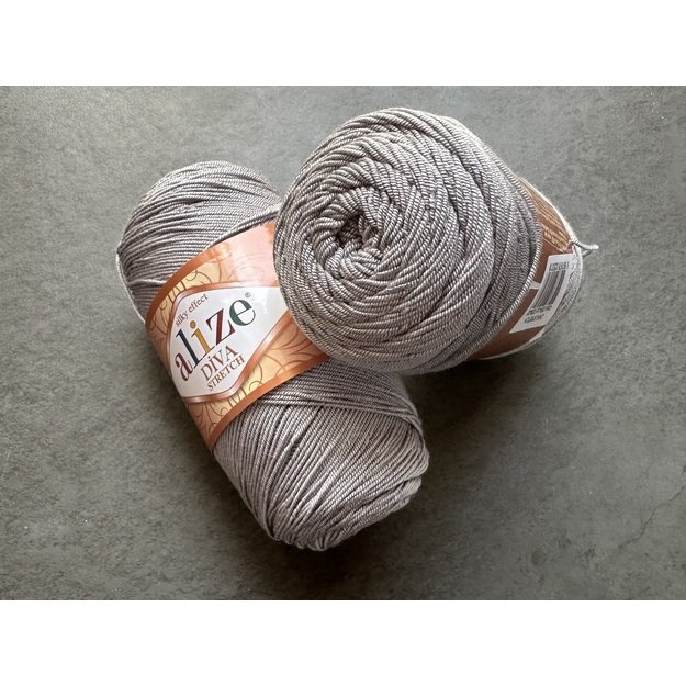 DIVA STRETCH Alize- 92% Microfiber Acrylic , 8% Pbt Elastic 100 gr/ 400m. Nr 253