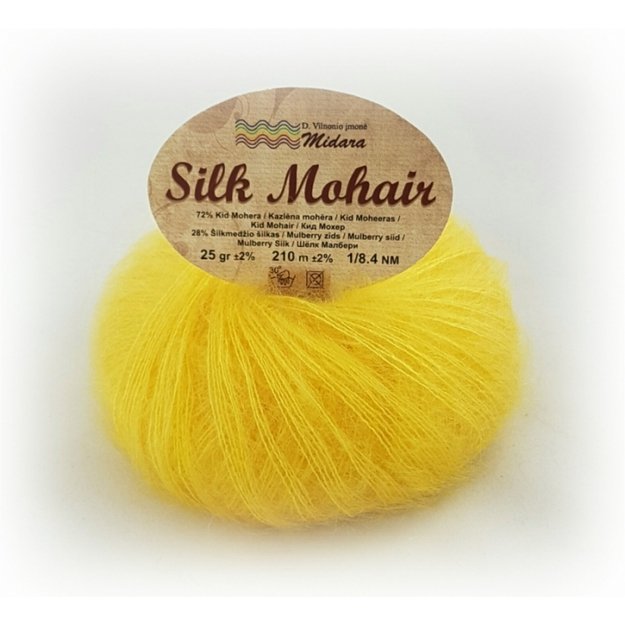 SILK MOHAIR- 72% Kid Mohair, 28% Mulberry Silk, 25gr/ 210m, Nr S-320