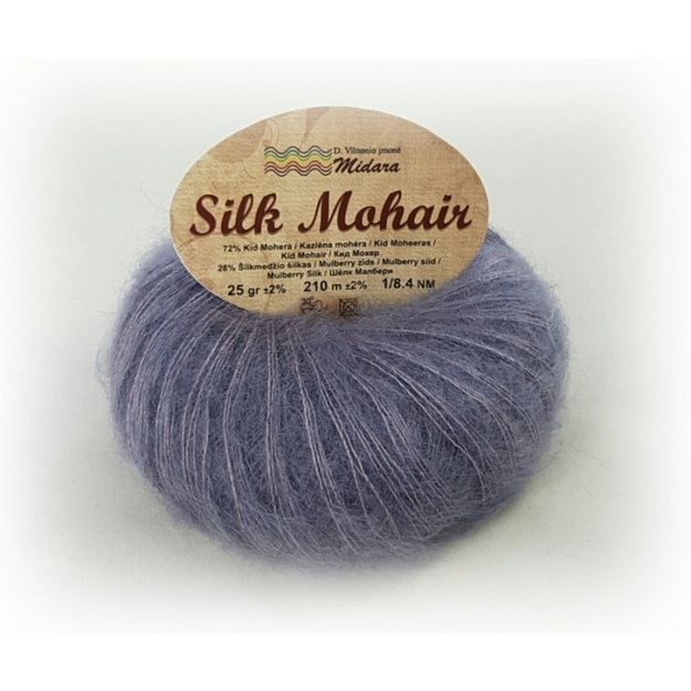 SILK MOHAIR- 72% Kid Mohair, 28% Mulberry Silk, 25gr/ 210m, Nr S-720