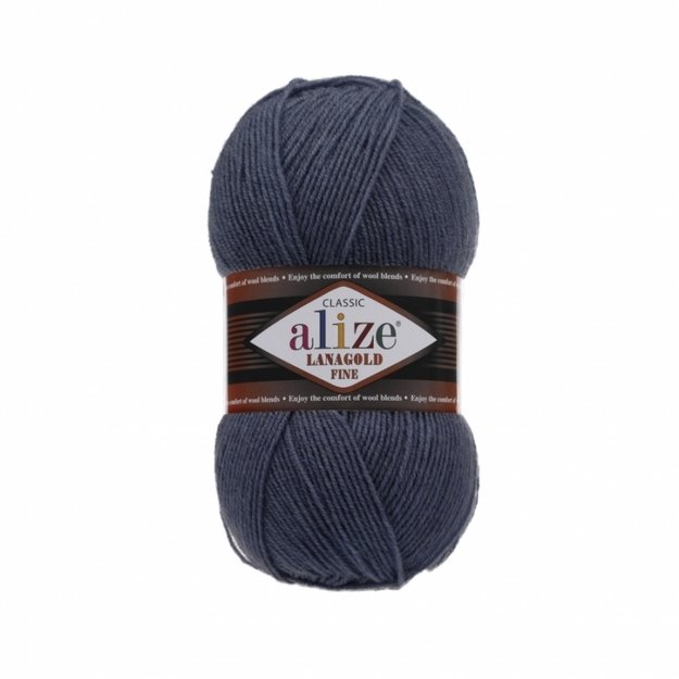 LANAGOLD FINE Alize- 51% acrylic, 49% wool, 100gr/ 390m, Nr 381