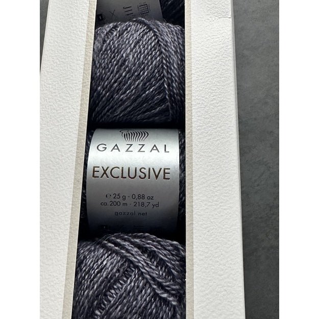 EXCLUSIVE Gazzal- 60% superwash merino fine, 10% super kid mohair, 30% mulberry silk, 25gr/ 200m, Nr 9907