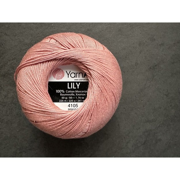 LILY- 100% Cotton Mercerized, 50gr/ 225m, Nr 4105