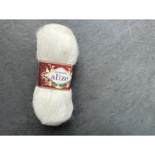 KID ROYAL Kid Mohair Alize- 62% Kid Mohair, 38% Polyamide, 50gr/ 500m, Nr 62