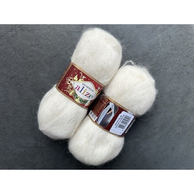 KID ROYAL Kid Mohair Alize- 62% Kid Mohair, 38% Polyamide, 50gr/ 500m, Nr 62