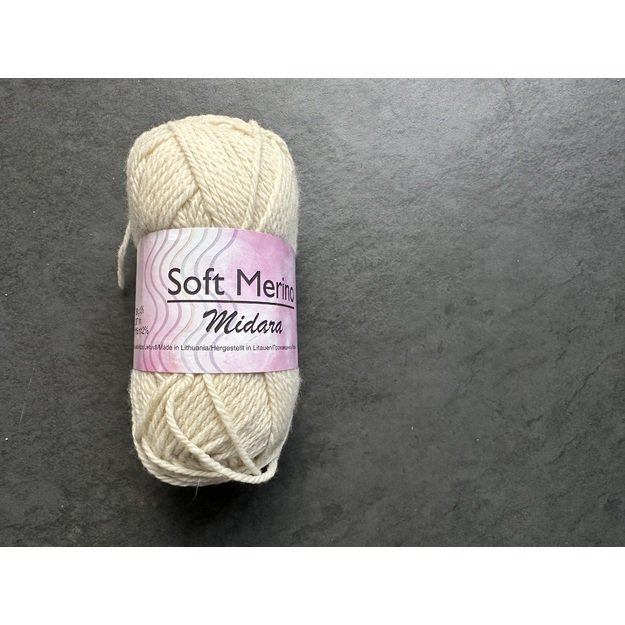 SOFT MERINO- 100% merino wool, 50gr/ 115m, Nr 025