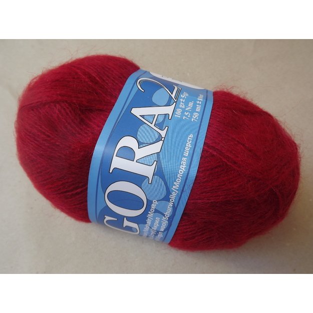 Angora2- 50% Mohair (moheris), 30% Acrylic ( akrilanas), 20% Virgin wool (jauna vilna), 100gr/ 750m, Nr 854