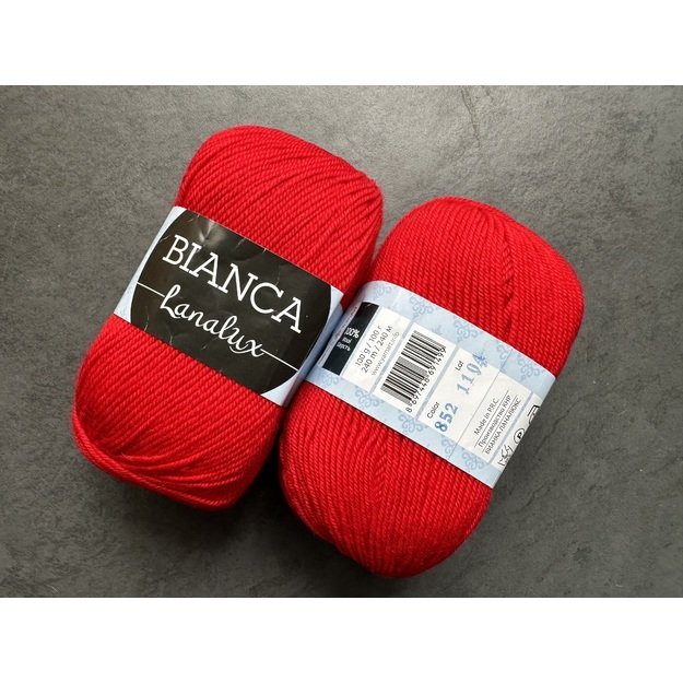 BIANCA Lanalux- 100% Wool (vilna), 100gr/ 240m, nr 852