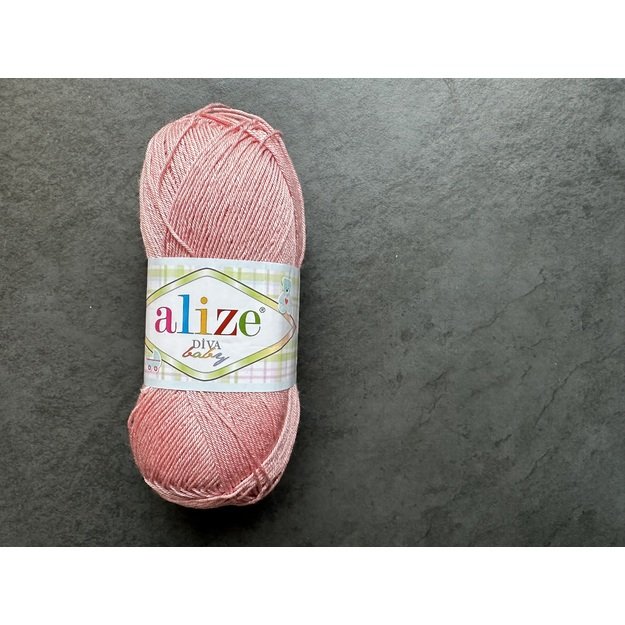 DIVA BABY Alize- 100% microfiber acrylic, 100gr/ 350m, Nr 143