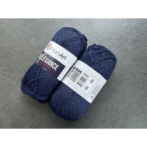 ELEGANCE YarnArt- 88% Cotton, 12% Metallic, 50gr/ 130m, Nr 105 6