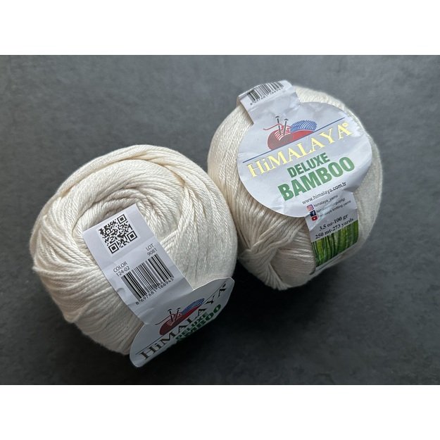 BAMBOO DELUXE Himalaya -60% bamboo, 40% cotton, 100gr/ 250m, Nr 124-02