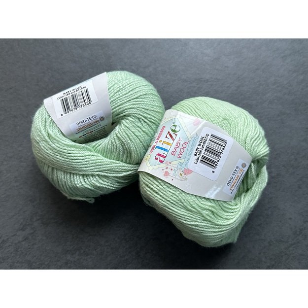 BABY WOOL Alize- 40% Wool, 40% Acrylic, 20% Bamboo, 50gr/ 175m, Nr 188