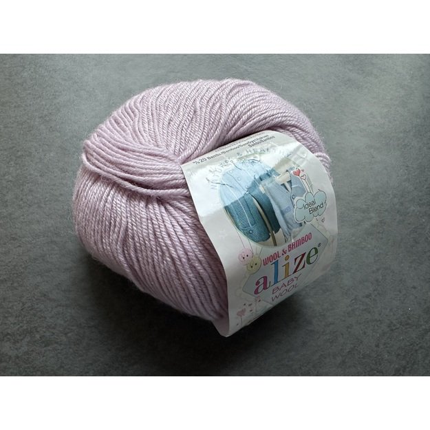 BABY WOOL Alize- 40% Wool, 40% Acrylic, 20% Bamboo, 50gr/ 175m, Nr 275