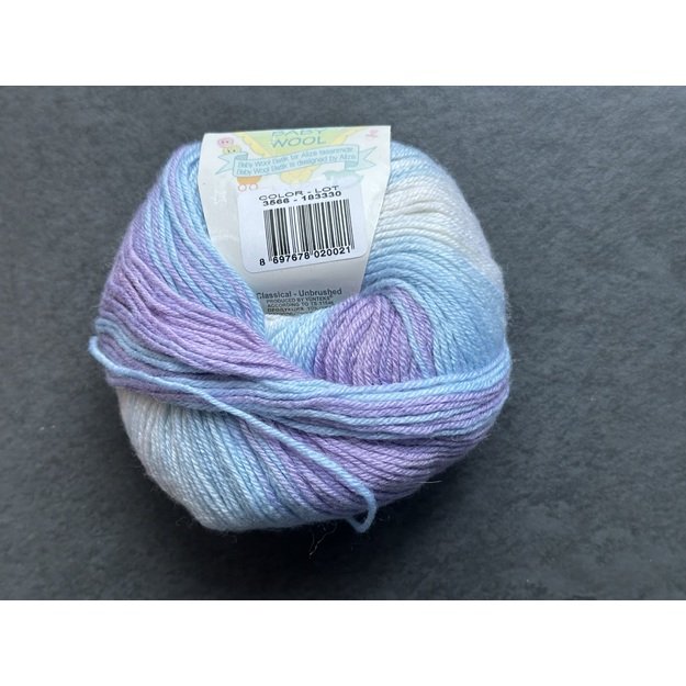 BABY WOOL Alize- 40% Wool, 40% Acrylic, 20% Bamboo, 50gr/ 175m, Nr 3566