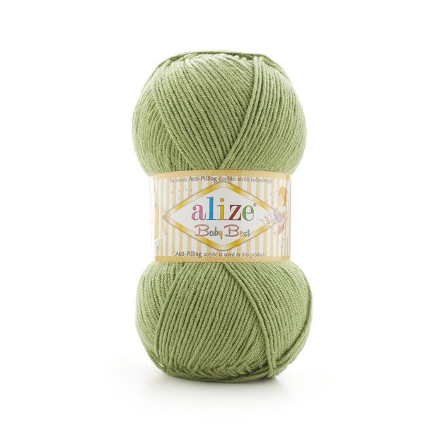 BABY BEST Alize- 90% Acrylic Anti- Pilling, 10% Bamboo, 100gr/ 240m, Nr 485