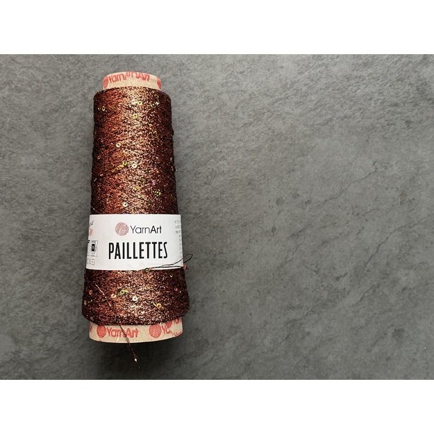 PAILLETTES YarnArt - 75% Metallic Polyester, 25% Payette poliester, 50gr/ 800m, Nr 8005