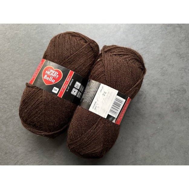 RED HEART Bella- 100% akryl, 100gr/ 300m, Nr 00217