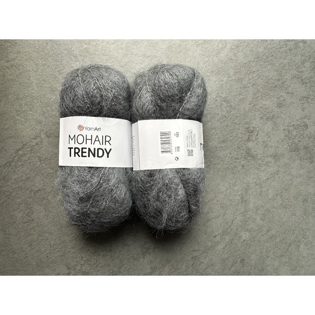 MOHAIR TRENDY YarnArt- 50% mohair, 50% acrylic, 100gr/ 220m, Nr 118