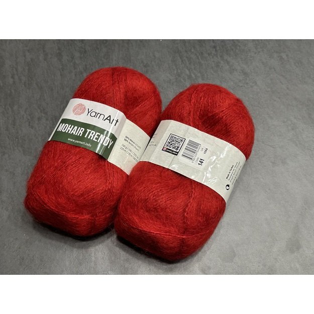 MOHAIR TRENDY YarnArt- 50% mohair, 50% acrylic, 100gr/ 220m, Nr 141