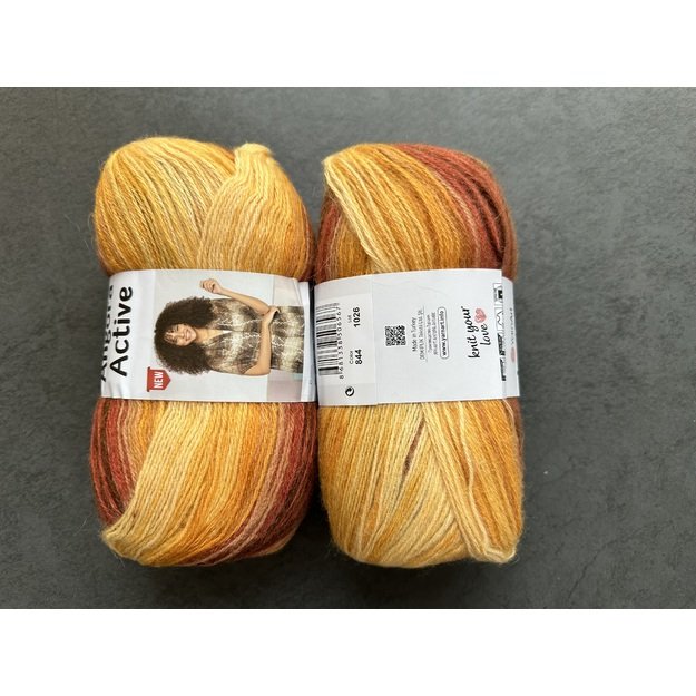 ANGORA  ACTIVE YarnArt- 20% wool, 80% acrylic, 100gr/ 500m, Nr 844