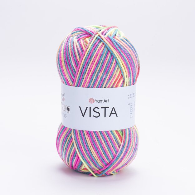 VISTA YarnArt - 25% wool,  75% acrylic, 100gr/ 280m Nr 5319