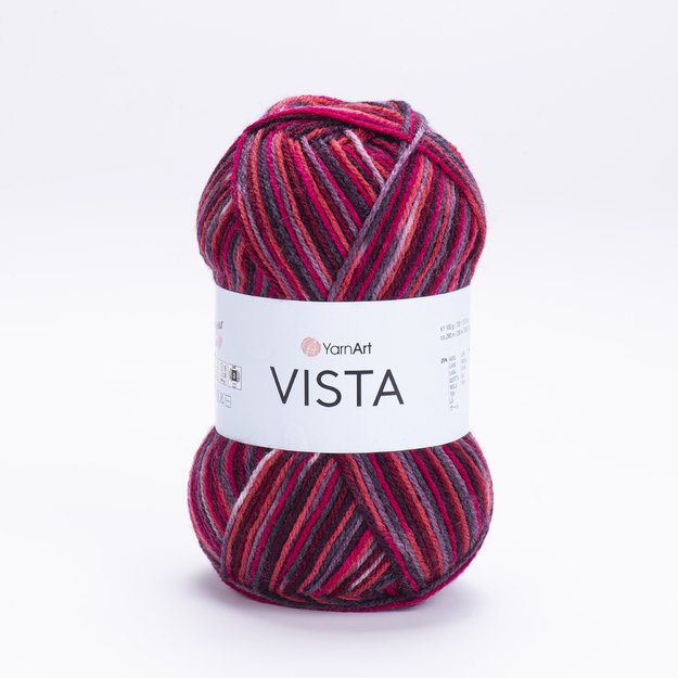 VISTA YarnArt - 25% wool,  75% acrylic, 100gr/ 280m Nr 5310