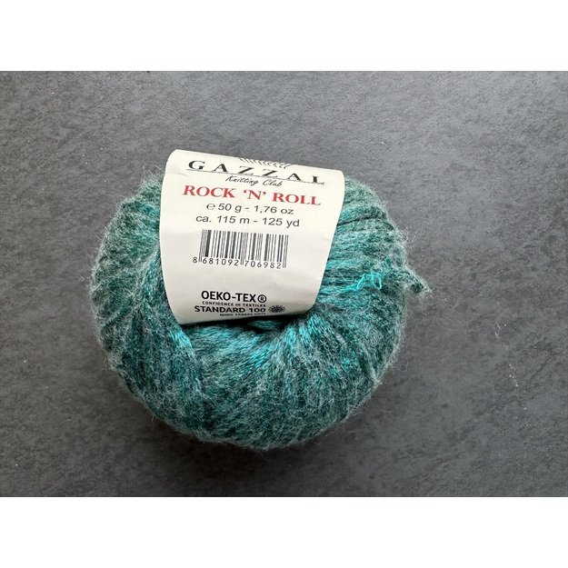 ROCK N ROLL- 9% merino wool, 21% acryli, 70% polyamide, 50gr/ 115m, Nr 13901