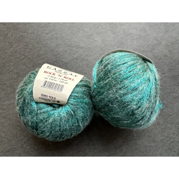 ROCK N ROLL- 9% merino wool, 21% acryli, 70% polyamide, 50gr/ 115m, Nr 13901