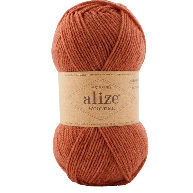 WOOLTIME Alize- 75% Superwash wool, 25% Polyamide, 100gr 200m, Nr 433