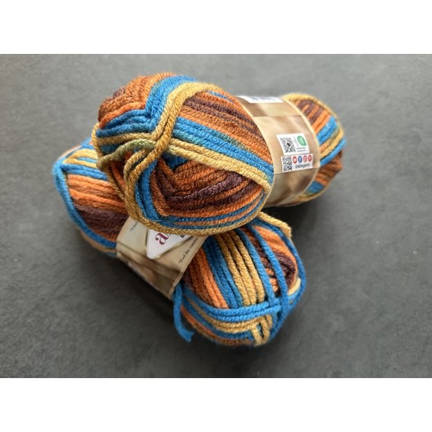 SUPERLANA MAXI BATIK Alize- 25% Wool , 75% Acrylic- 100 gr / 100 m, Nr 8026