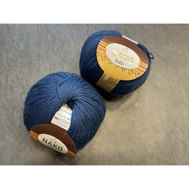BOHO Nako- 75% шерсть, 25% полиамид, 100гр/400м, № 10093