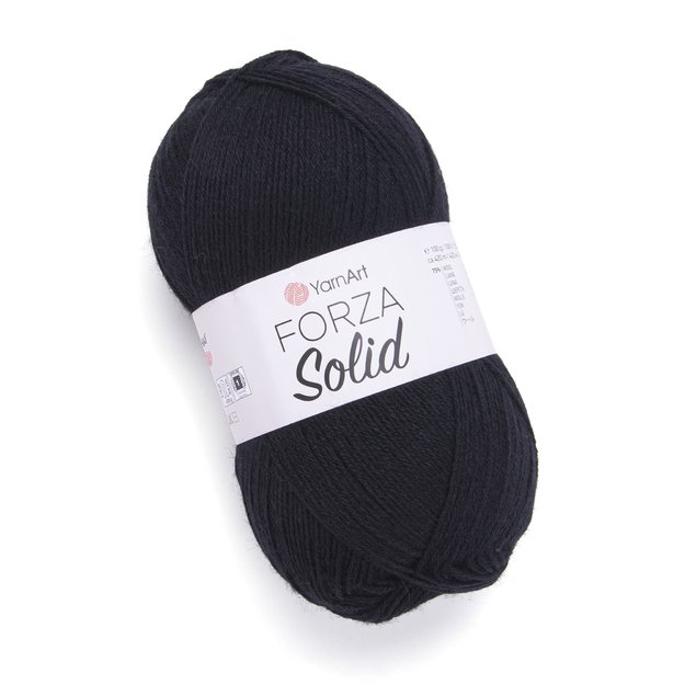 FORZA SOLID- 75% wool, 25% polyamide, 100gr/ 420m, Nr 4621