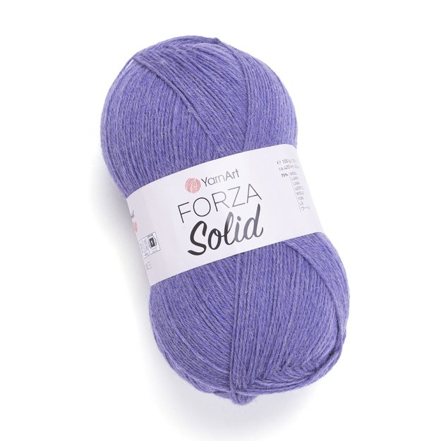 FORZA SOLID- 75% wool, 25% polyamide, 100gr/ 420m, Nr 4616