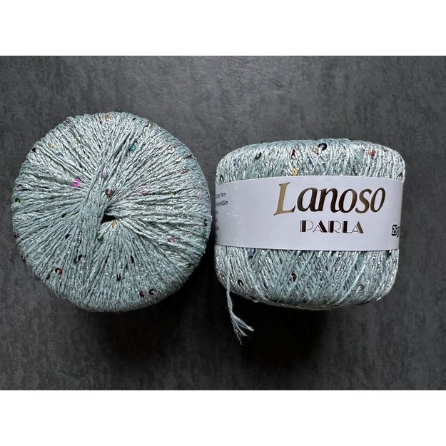 PARLA Lanoso - 75 % Glitter Yarn, 25% Payette Sim , 217 m / 25 Gr, Nr 1900