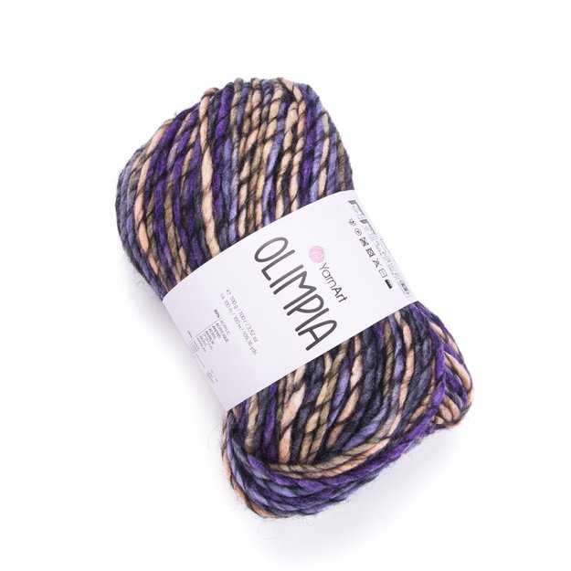 OLIMPIA- 20% wool, 80% acrylic, 100 gr/ 100m, Nr 1412