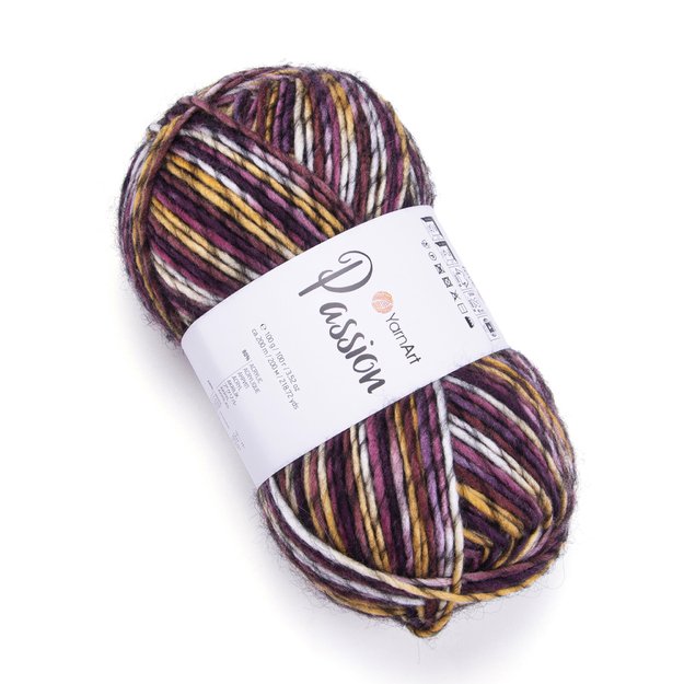 PASSION- 20% wool, 80% acrylic, 100 gr/ 200m, Nr 1247