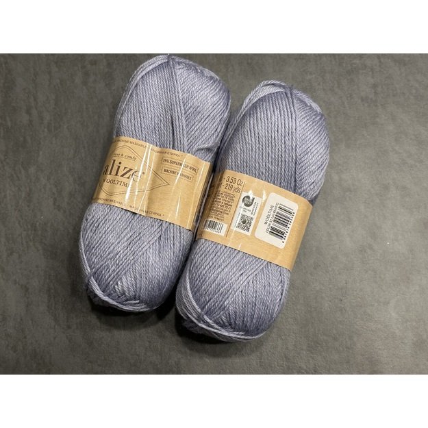 WOOLTIME Alize- 75% Superwash wool, 25% Polyamide, 100gr 200m, Nr 51