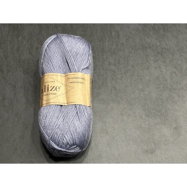 WOOLTIME Alize- 75% Superwash wool, 25% Polyamide, 100gr 200m, Nr 51