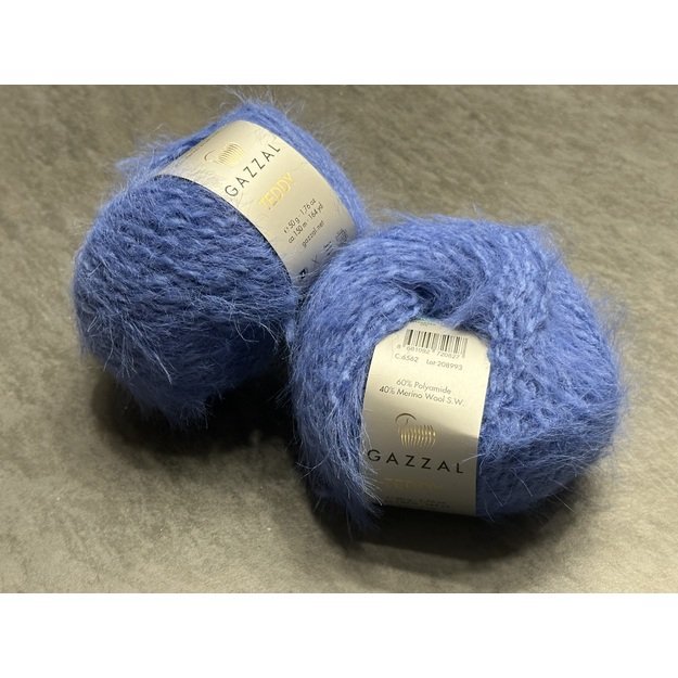 TEDDY Gazzal- 60% Polyamide, 40% Merino wool, 50gr/ 150m, Nr 6562