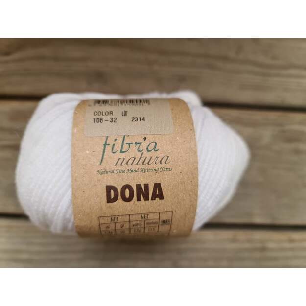 DONA Fibra Natura- 100% Superwash Extra fine merino, 50gr/ 115m, Nr 106-32