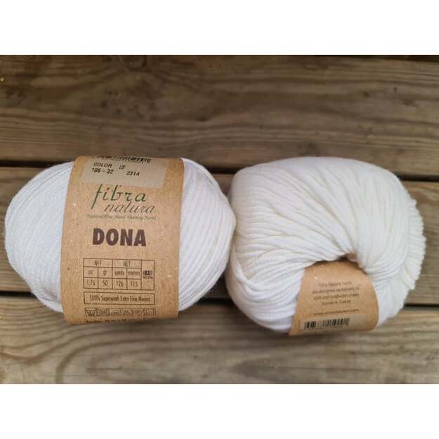 DONA Fibra Natura- 100% Superwash Extra fine merino, 50gr/ 115m, Nr 106-32